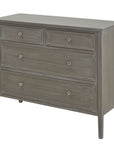 Serene Grey Four Drawer Bedroom Chest