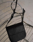 Black Minimalist Crossbody Bag