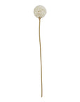White Allium Faux Flower Stem