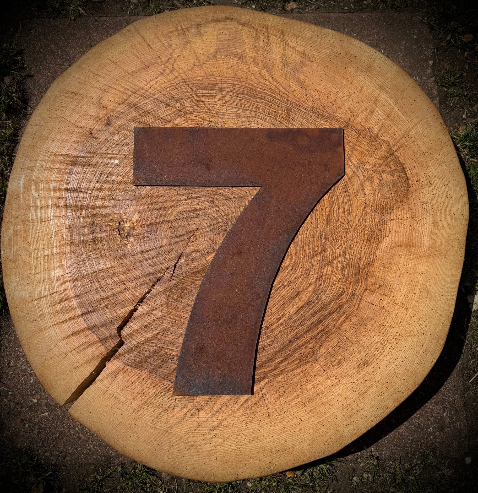 Rusty Metal Letters , Signs For The Home And Garden A–Z | Fat Font 5" Lettering