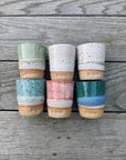 Flat white cups