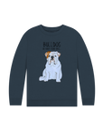 Furry Road Cool: Bulldog Power Kid’s Sweatshirt for Playtime Warriors!