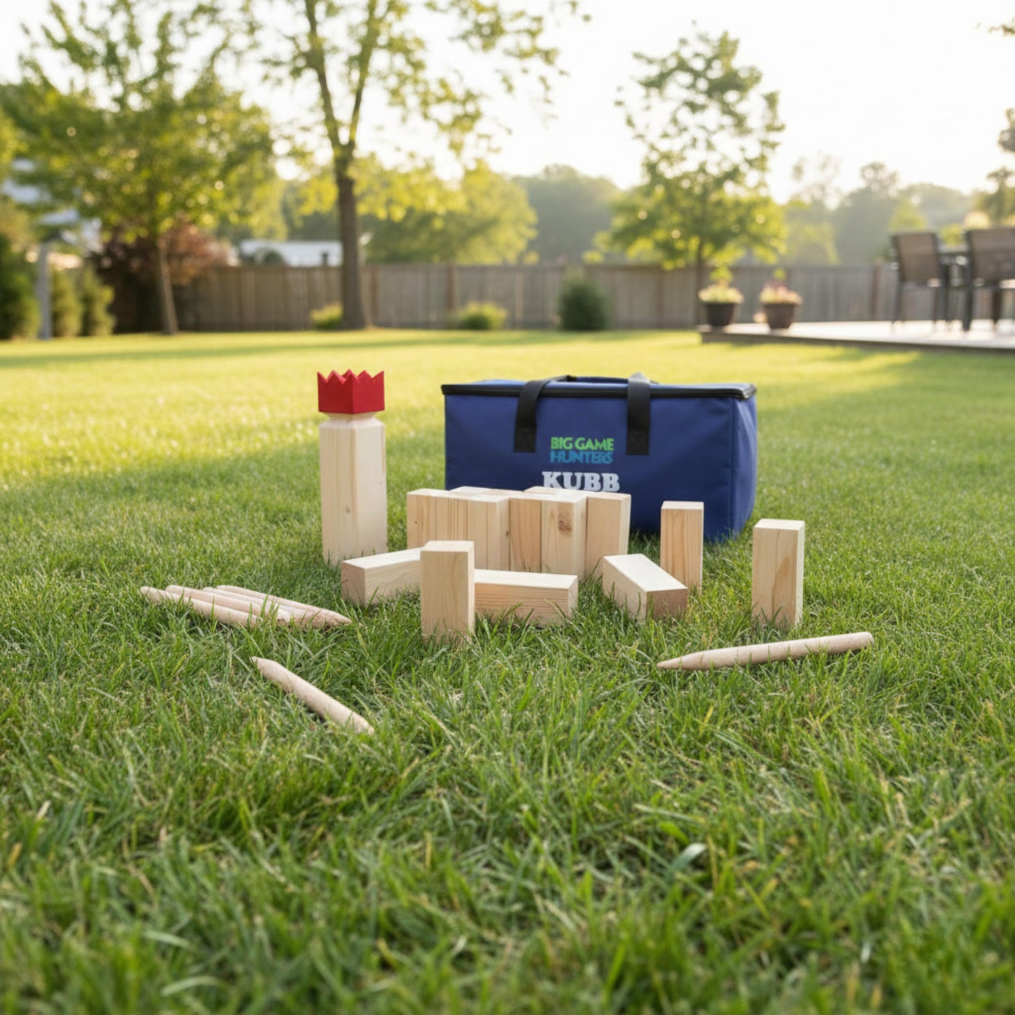 Scandinavian Kubb Viking Chess Game