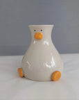 Round Boy Duck Vase