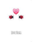 Love Bugs Watercolour Greetings Card