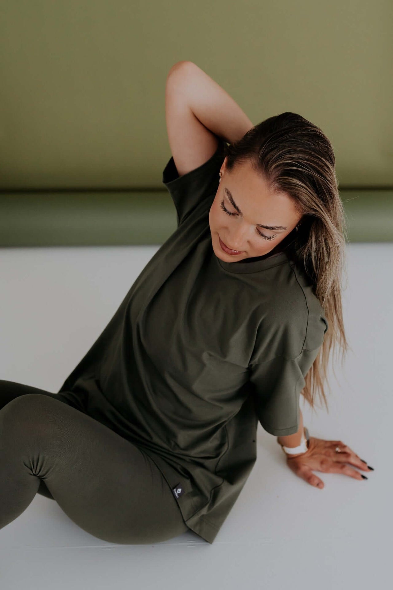 DANNA Oversized Cotton T-Shirt – Soft &amp; Stretchy Comfort by Breden at brixbailey.com