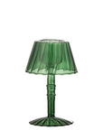 Glass Tealight Holder in Green Small