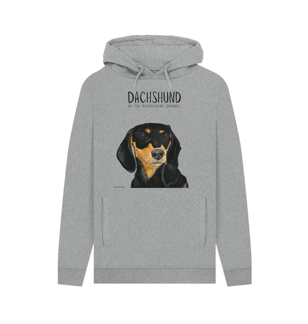 Black &amp; Tan Dachshund Hoodie – Small Legs, Big Attitude!