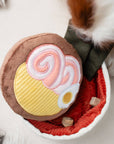 Ramen enrichment dog toy