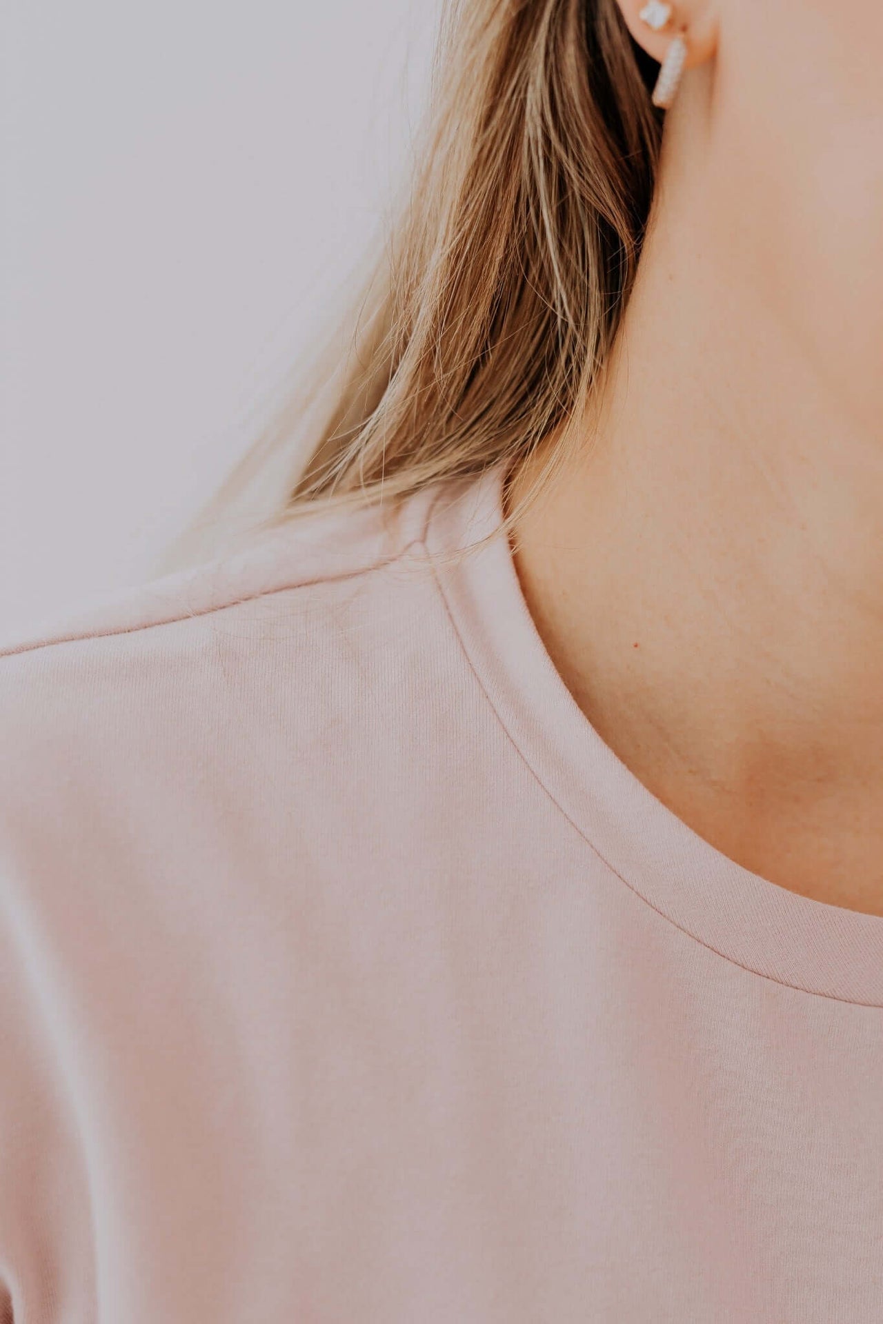 DANNA Oversized Cotton T-Shirt – Soft &amp; Stretchy Comfort by Breden at brixbailey.com