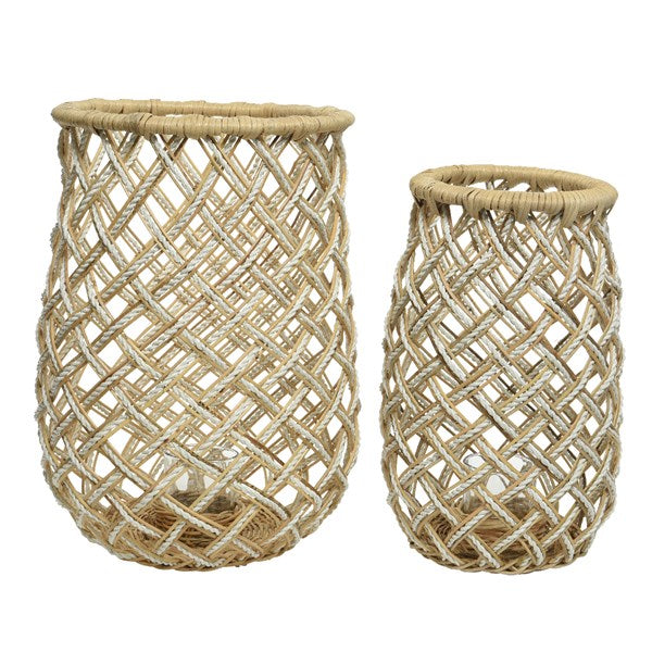 Banana Raffia Lantern