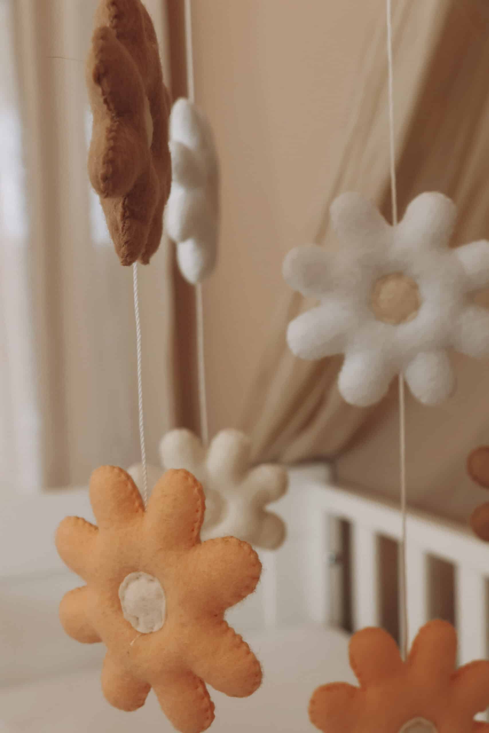 Handmade Flowers baby mobile-9