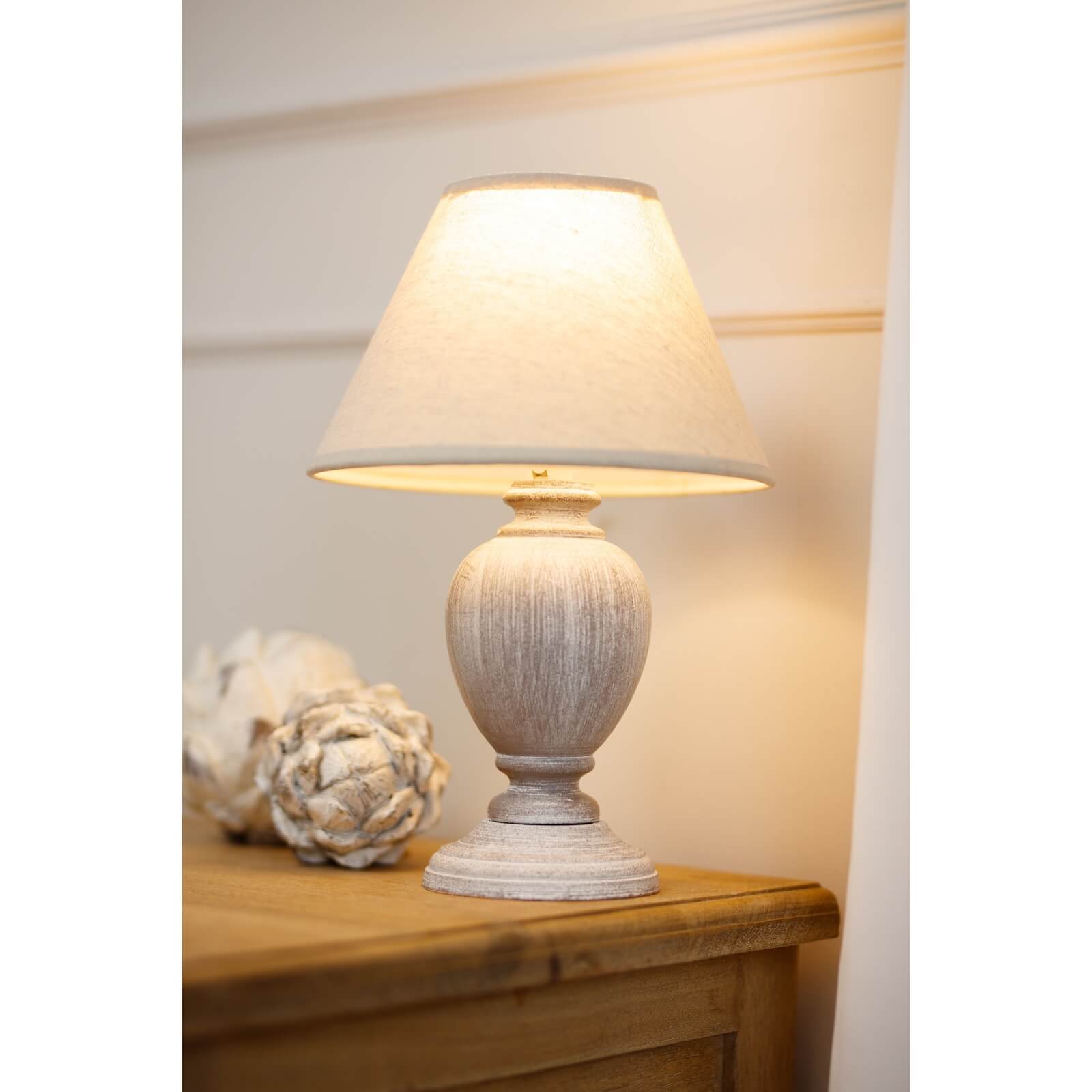Elegant Otem Urn Table Lamp | Soft Linen Shade