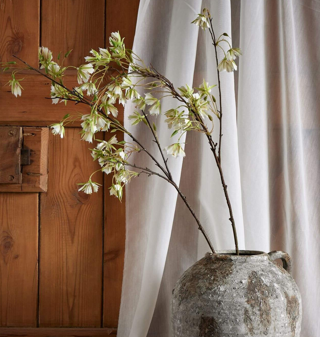 Cream Tall Artificial Flower Stem Spray