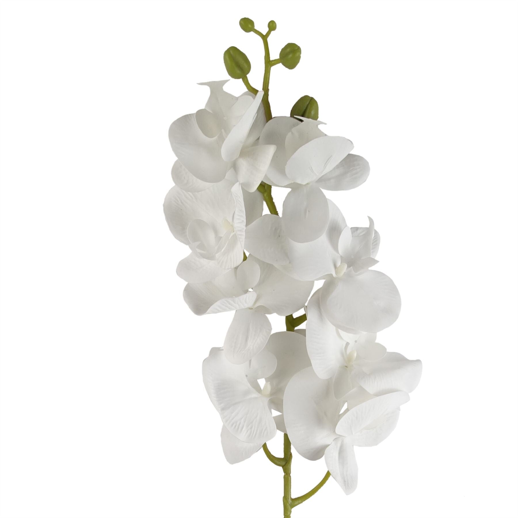 Artificial Flowers Phalaenopsis Orchid White Stem 100cm-4
