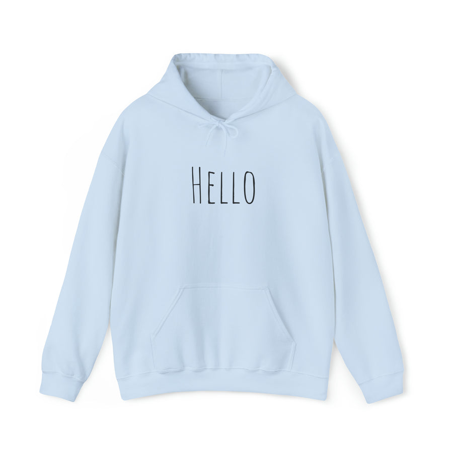 Graphic Print Unisex Hooded Sweatshirt