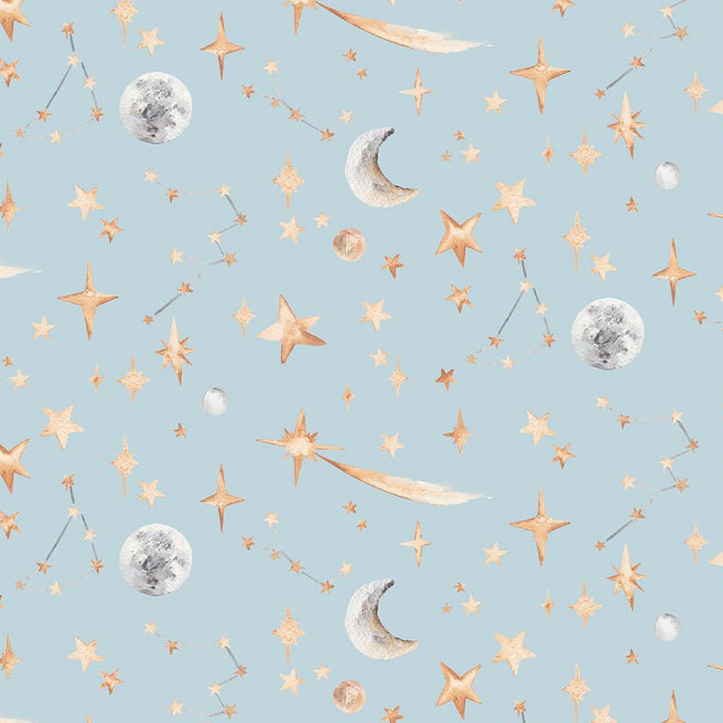 Watercolour Stars &amp; Constellation Wallpaper | Celestial Night Sky