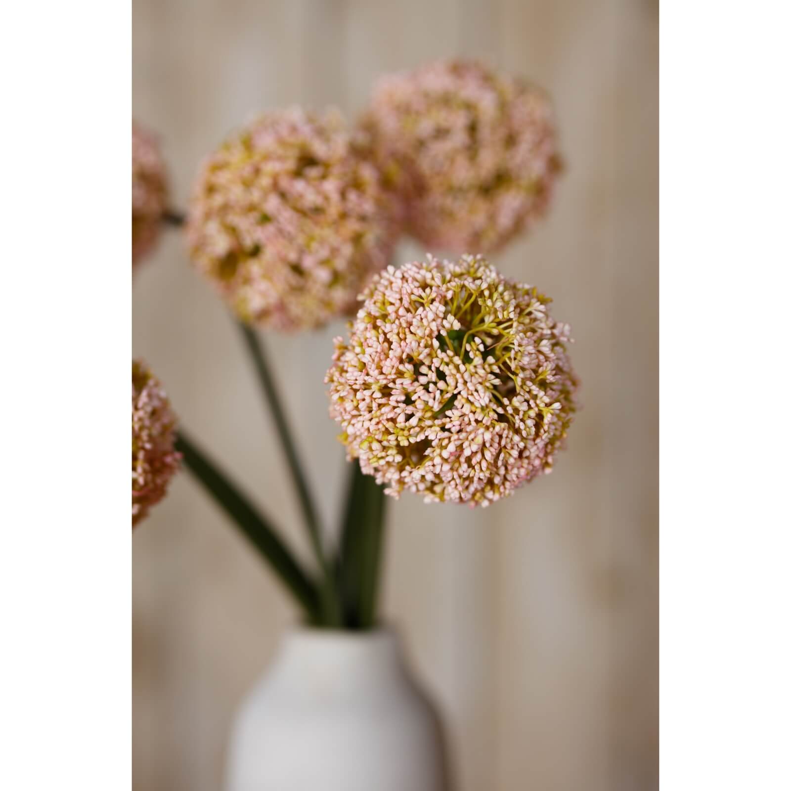 Elegant Pink Allium Stem | Stunning Floral Decor