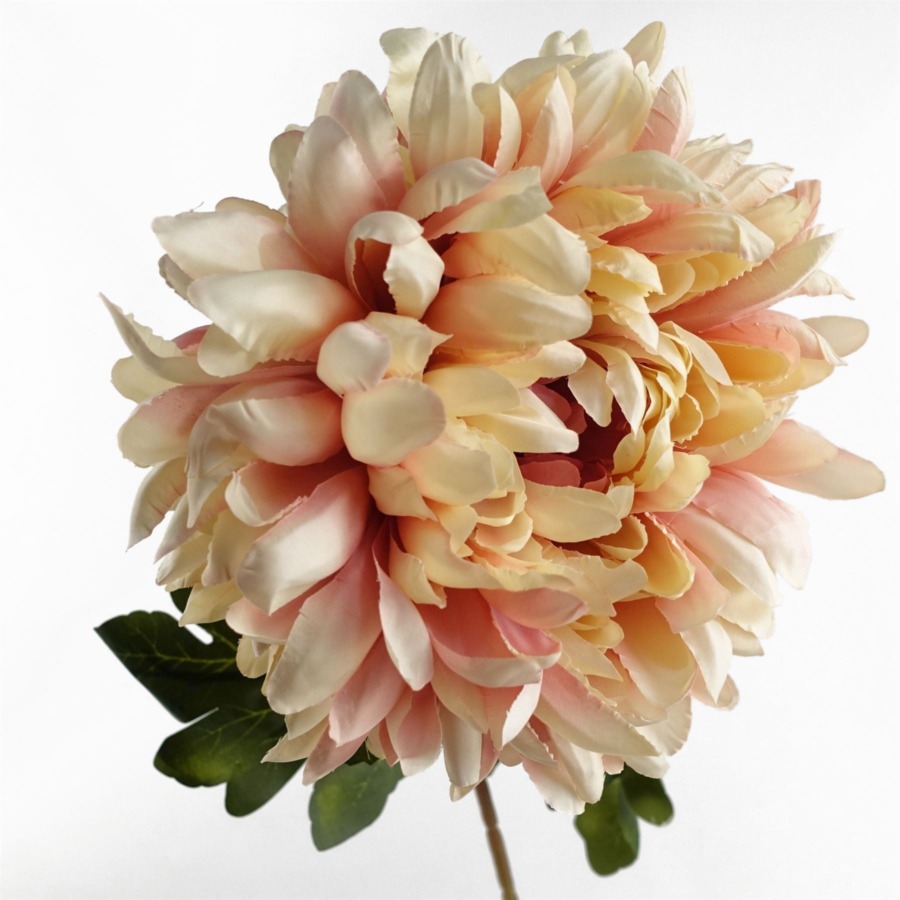 Pack of 6 x Artificial Flowers Extra Large Reflex Chrysanthemum - Pink 75cm-3