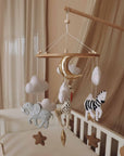 Handmade Safari baby mobile-3