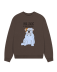 Bulldog Bliss: Furry Road Drill Oversized Sweatshirt for Fierce & Cozy Style!