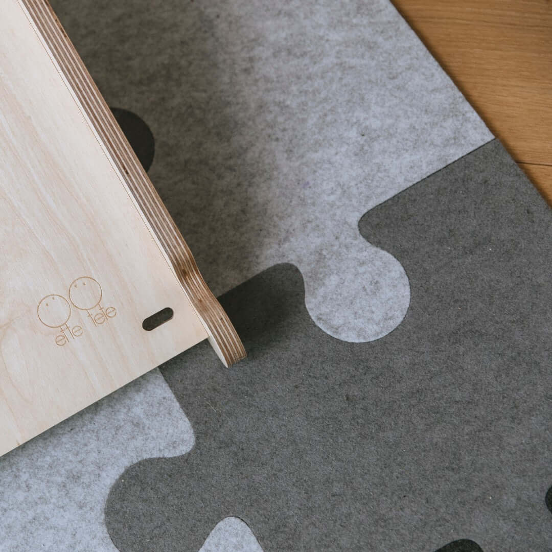 Felt Puzzle Playmat for Kids - Handmade, Eco-Friendly &amp; Expandable Safe Play Area by Ette Tete at www.brixbailey.com