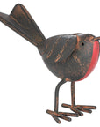 Robin Ornament in Reclaimed Metal