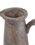 Tall Brown Ceramic Jug with Spacious Design