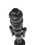 Black Wooden Nutcracker in Scandinavian Style