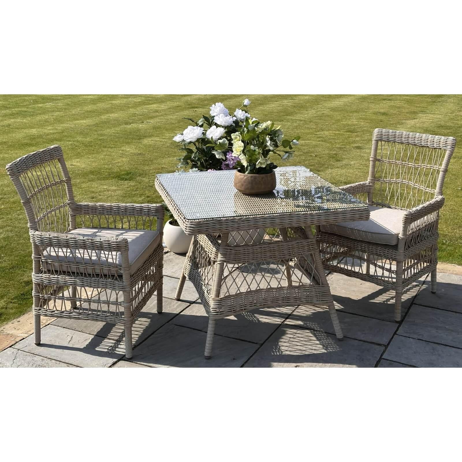 Elegant Provence 4-Person Outdoor Dining Set | Stylish &amp; Durable