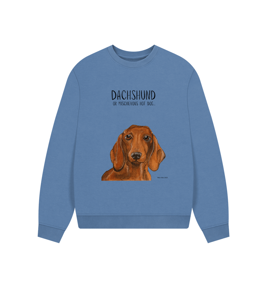 Comfy, Cozy, &amp; Cute: The Dachshund Oversized Sweatshirt"