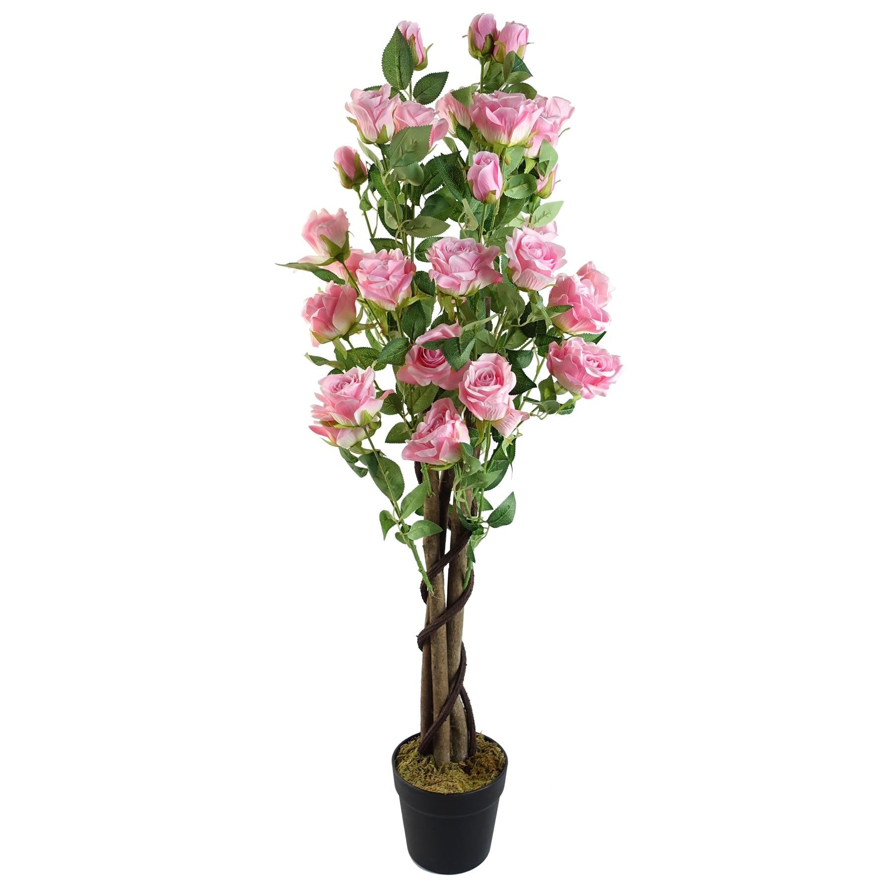 Artificial Pink Rose Tree-0