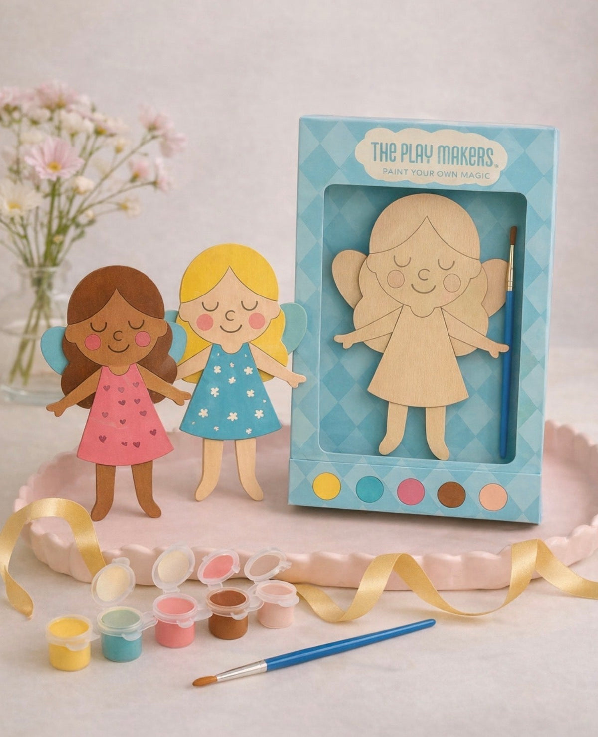 Paint-Your-Own Fairy Kit – 22cm Create any fairy perfect for party favours and stocking fillers
