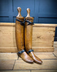 Antique English Beech Boot Trees Stretchers - Maxwell 8 Dover Street London