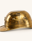 Solid Antique Brass Polo Helmet Champagne Ice Bucket | Wine Cooler