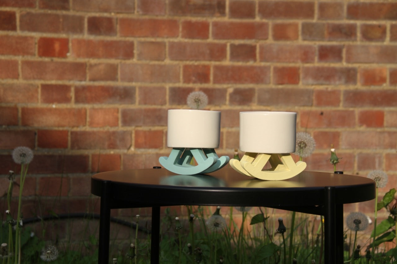 Yellow Rocky Chair Whisky Cup