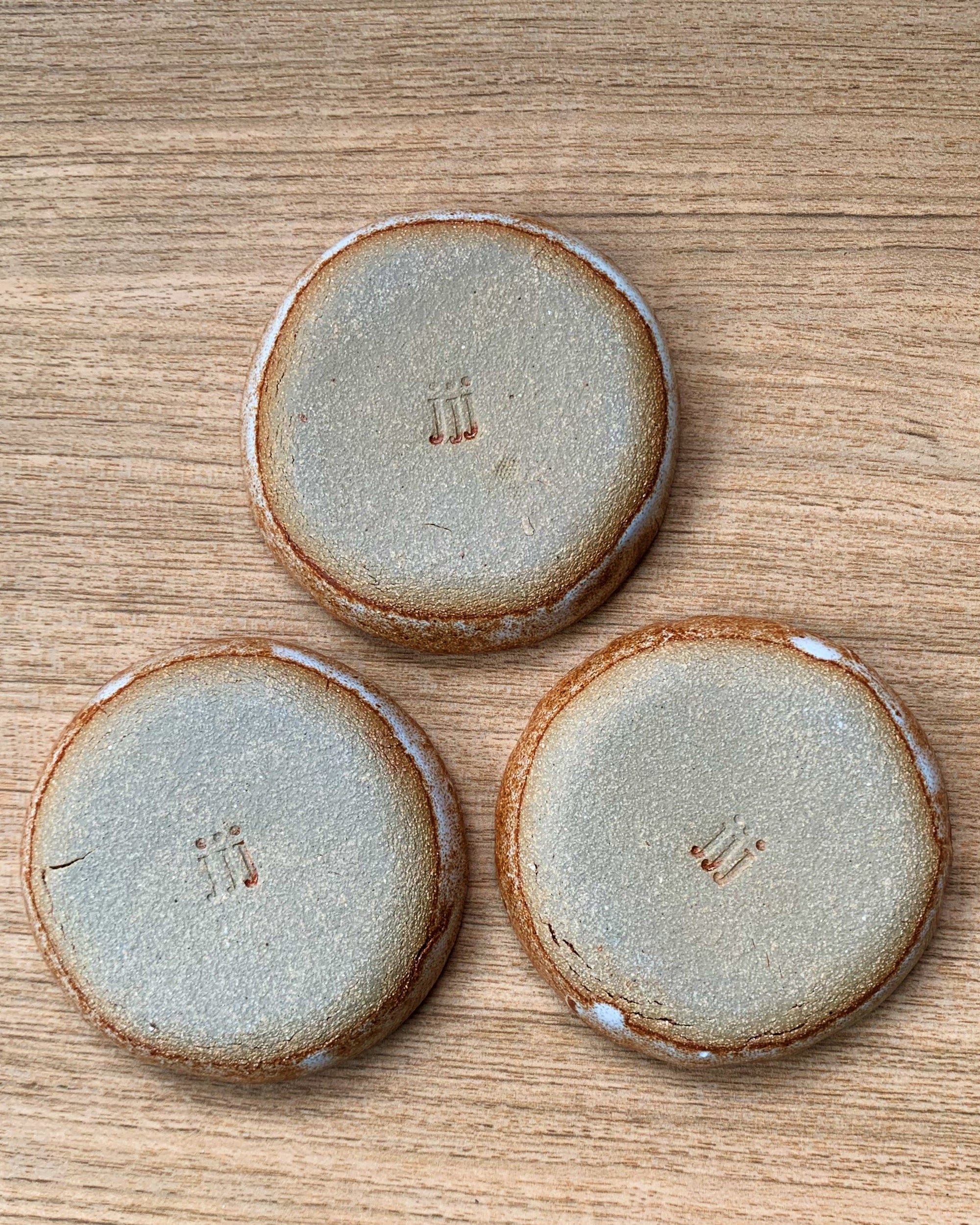 tiny plates - caramel