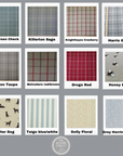 Regular Luxury Handcrafted Knighthayes Cream/red/grey check Dog/pet Blanket