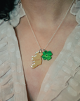 Ireland & Shamrock Necklace
