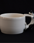 Cat Cup with Cow Cat Handle