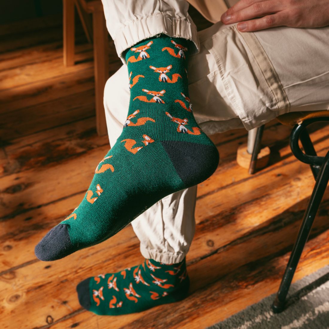 Fox Matching Bamboo Socks (Adult &amp; Child)