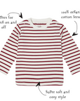 Robin Red Breton Stripe Top