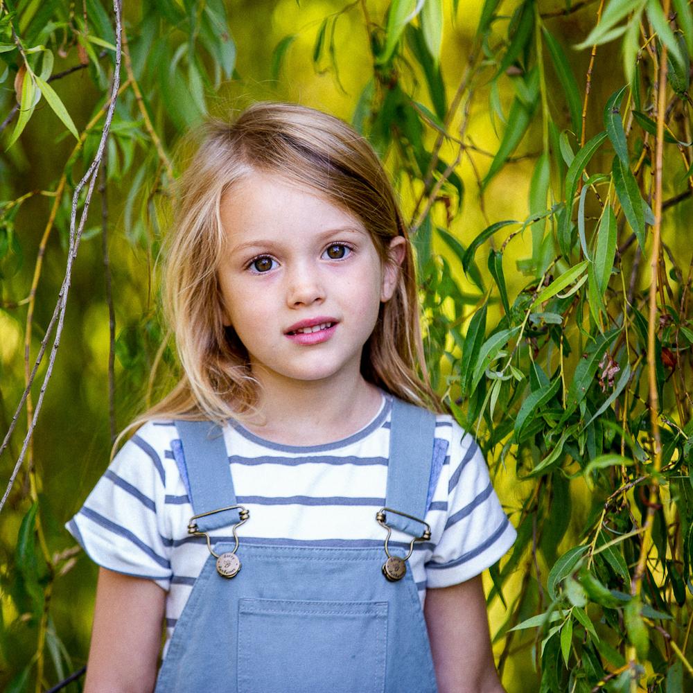 Grey Breton Stripe Summer T-Shirt