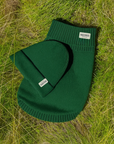 Forest Green British Wool Beanie Hat