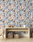 Colorful Abstract Dashes Wallpaper
