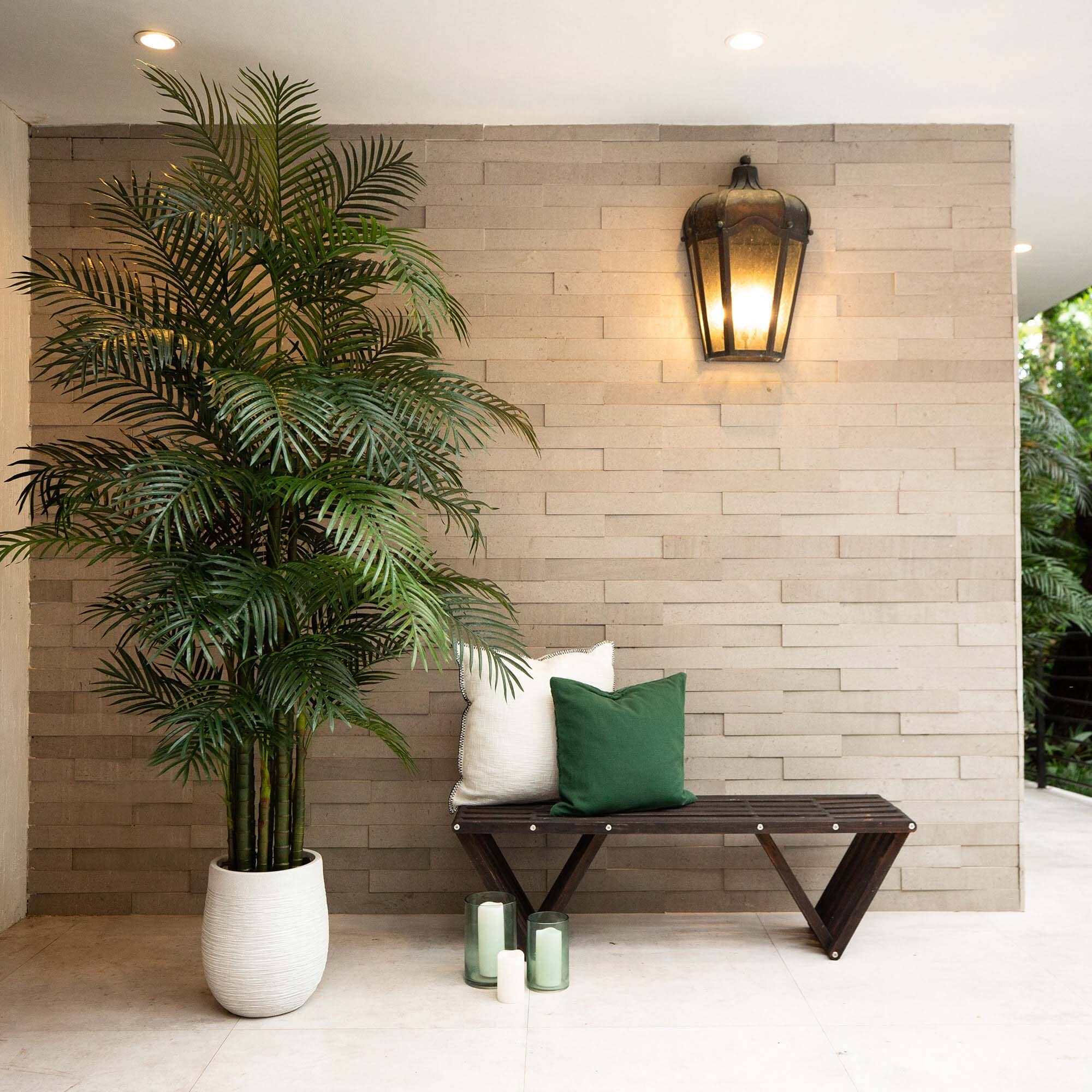 UV Resistant Artificial Areca Palm Tree (Indoor/Outdoor)