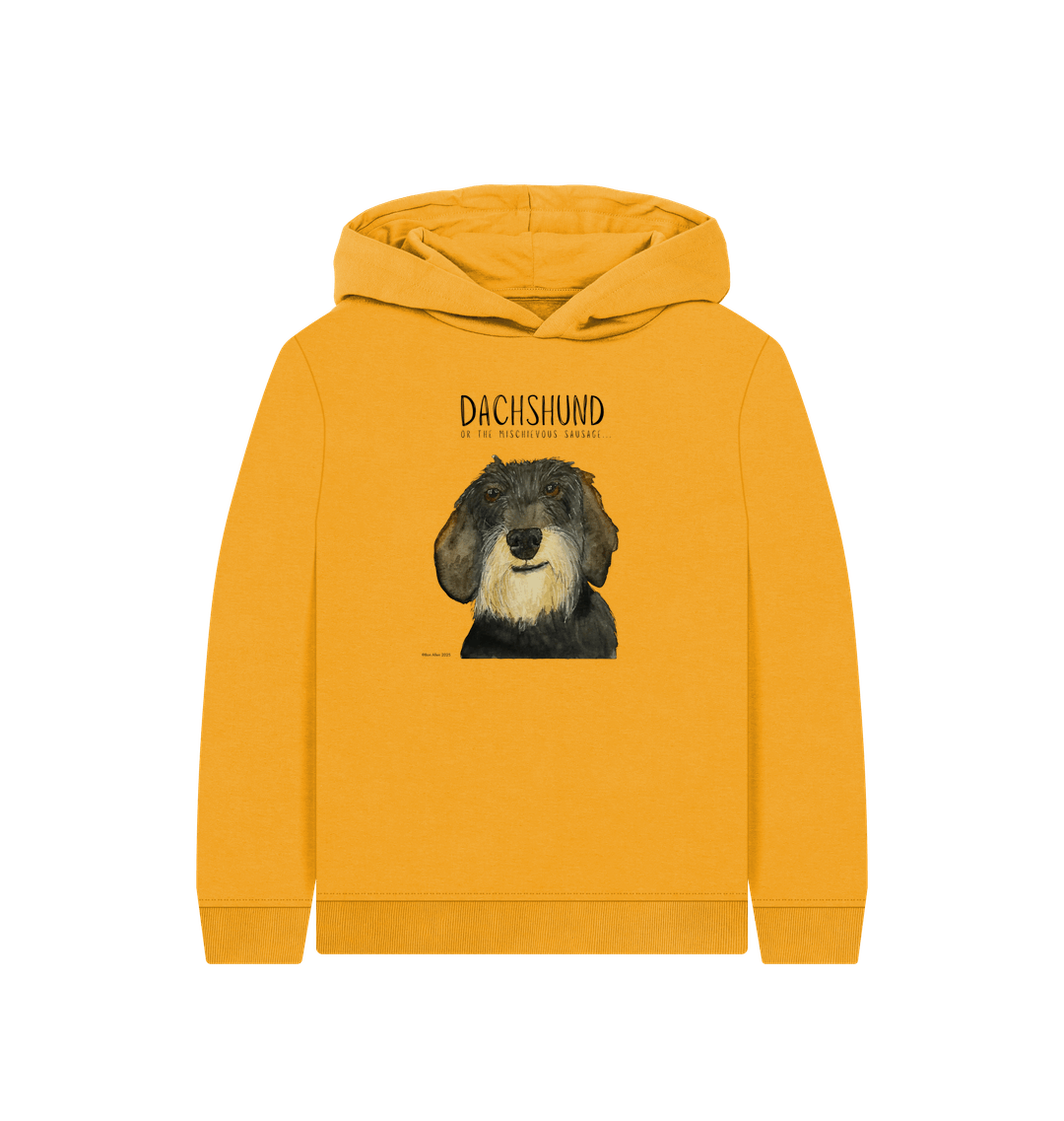Mischievous Wire Haired Sausage Hoodie – Snuggles, Sass &amp; Sustainability!