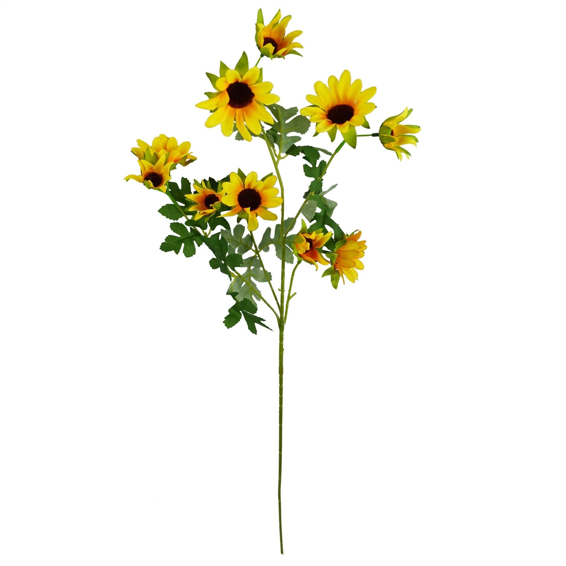 Pack of 6 x 70cm Artificial Yellow Daisy Flower Spray-1