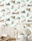Woodland Animals Children's Wallpaper