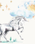 Watercolour Unicorn Wallpaper | Rainbows & Stars